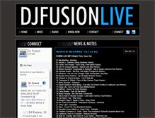 Tablet Screenshot of djfusionlive.com
